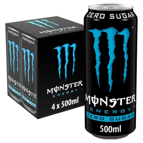 Monster Energy Zero Sugar, 500 ml (modrý)